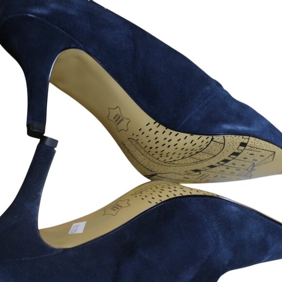 Bella Vita Shoes Dara Dress Shooties Kidsuede Leather Navy Size 11 WW NIB - Picture 7 of 10